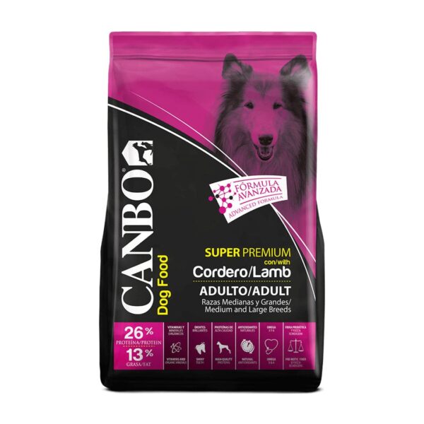 Adulto Cordero Razas Med/Gran Alimento Seco