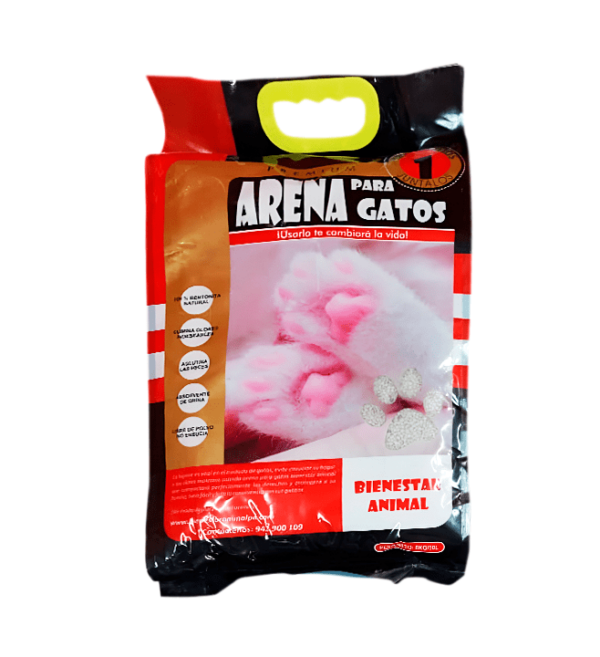 Arena para gatos